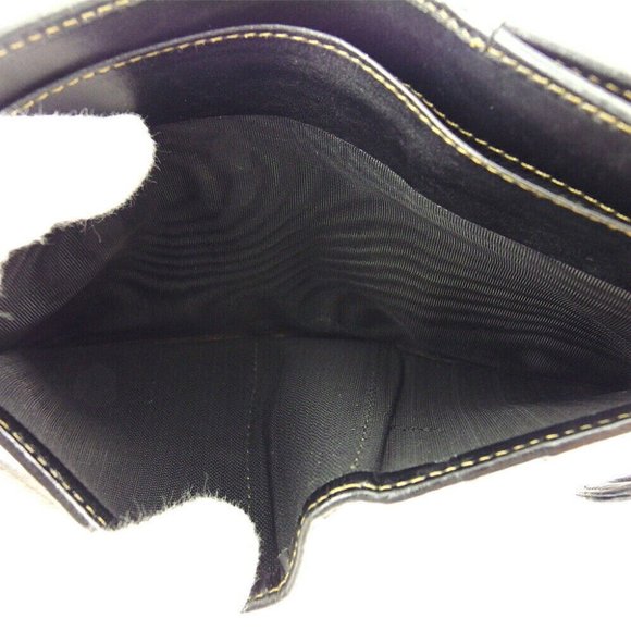 FENDI W Hook Wallet Pecan Beige PVC x Leather Authentic USED - Picture 11 of 11